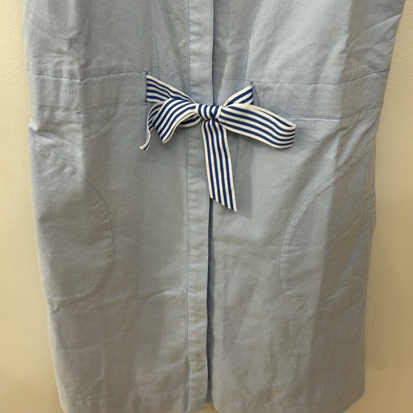 NWT Vineyard Vines Tie Waist Oxford Dress - Picture 5 of 6